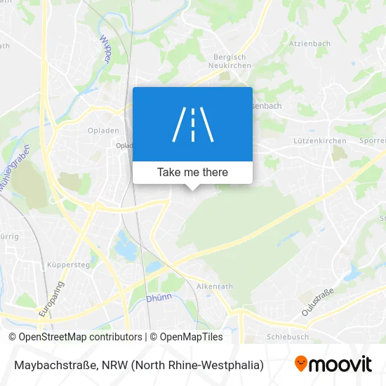 Карта Maybachstraße