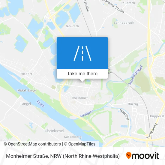 Карта Monheimer Straße