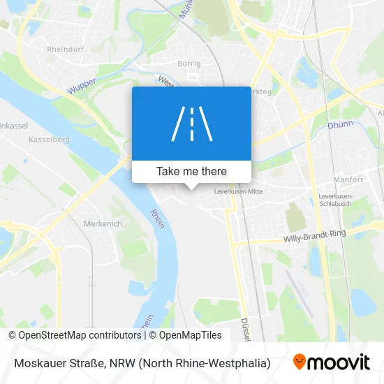 Moskauer Straße map