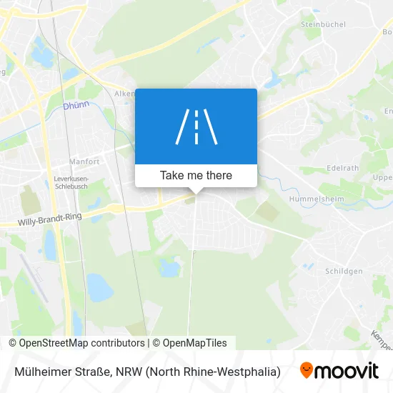 Карта Mülheimer Straße