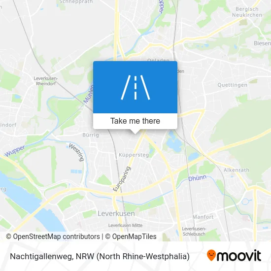 Карта Nachtigallenweg