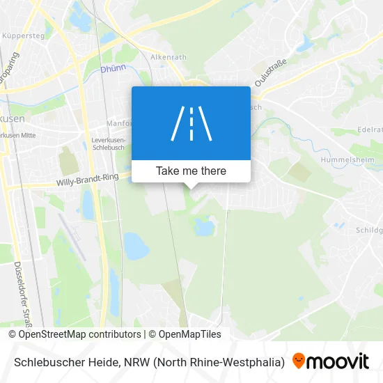 Карта Schlebuscher Heide