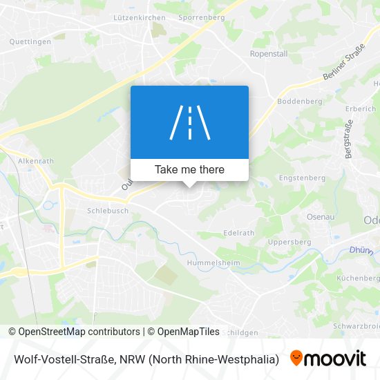 Wolf-Vostell-Straße map