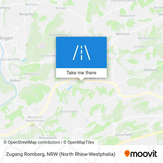 Карта Zugang Romberg