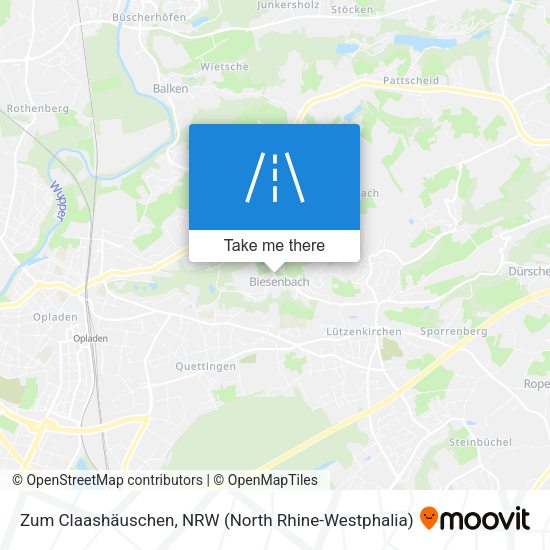Zum Claashäuschen map