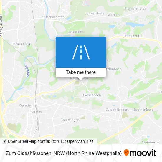 Карта Zum Claashäuschen