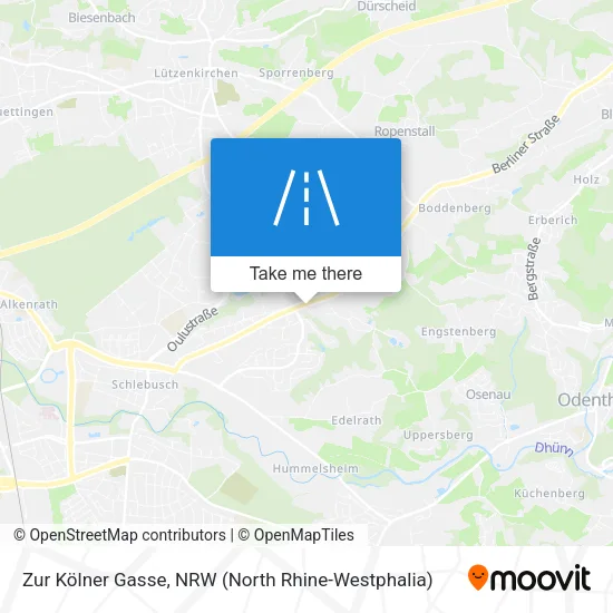 Карта Zur Kölner Gasse