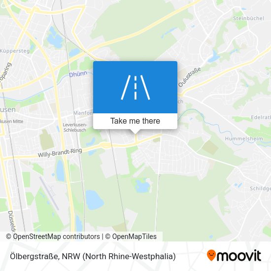 Ölbergstraße map