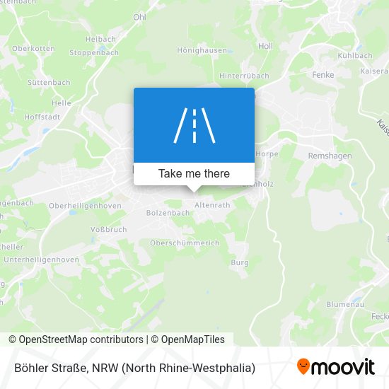 Böhler Straße map