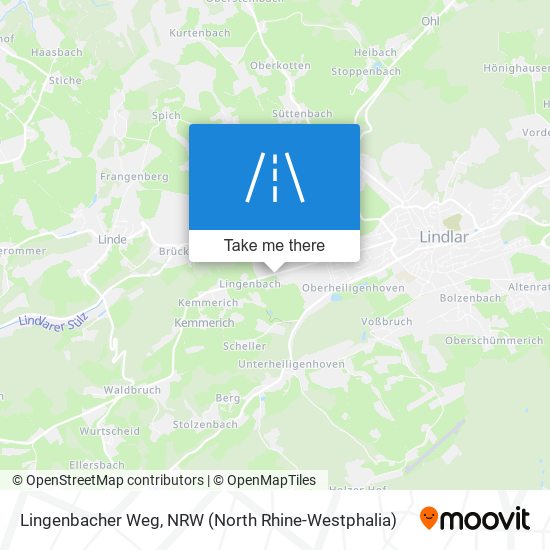 Lingenbacher Weg map