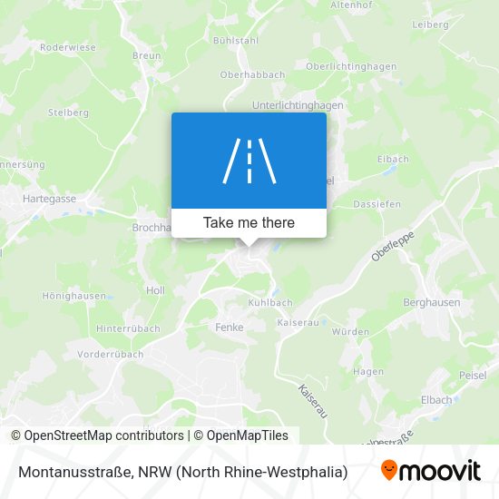 Montanusstraße map