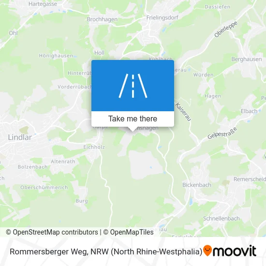 Rommersberger Weg map