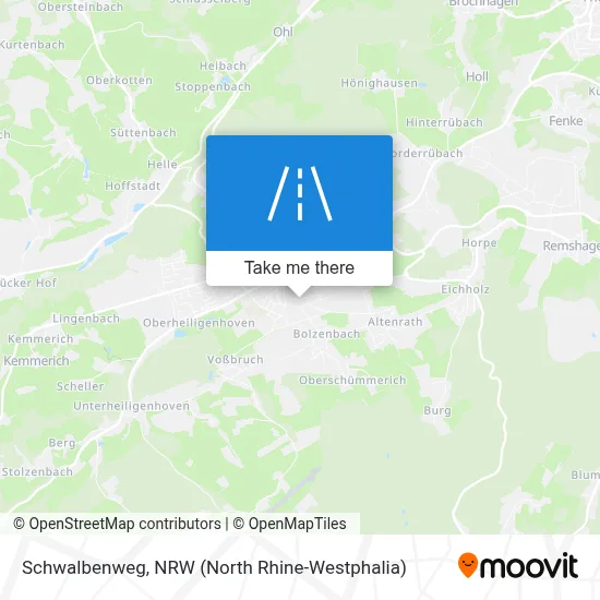 Schwalbenweg map