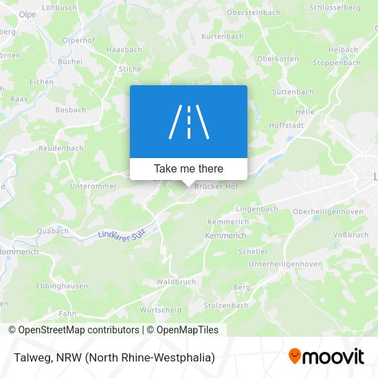 Talweg map