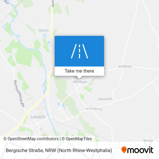 Bergische Straße map