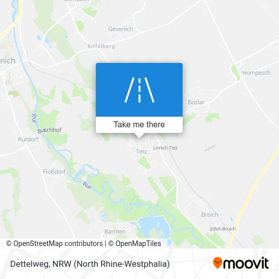 Dettelweg map