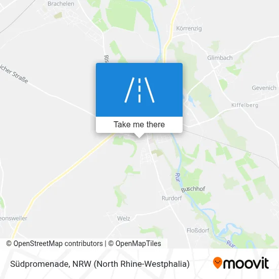 Südpromenade map