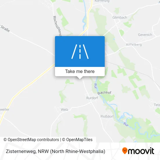 Карта Zisternenweg