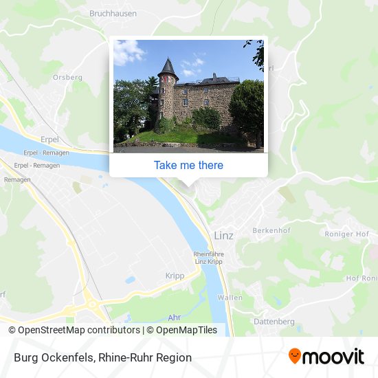 Burg Ockenfels map