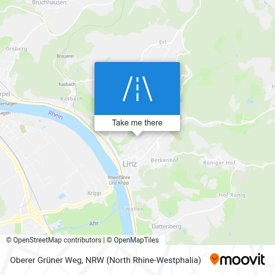 Oberer Grüner Weg map