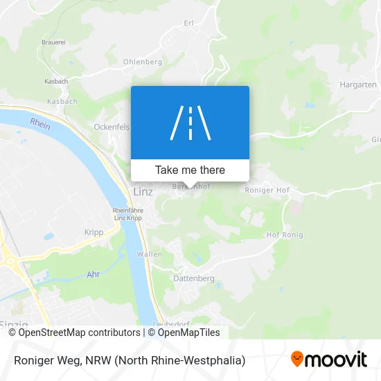 Roniger Weg map