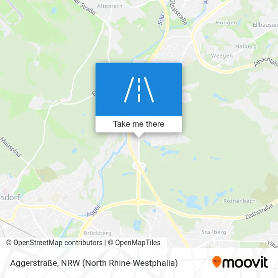 Aggerstraße map