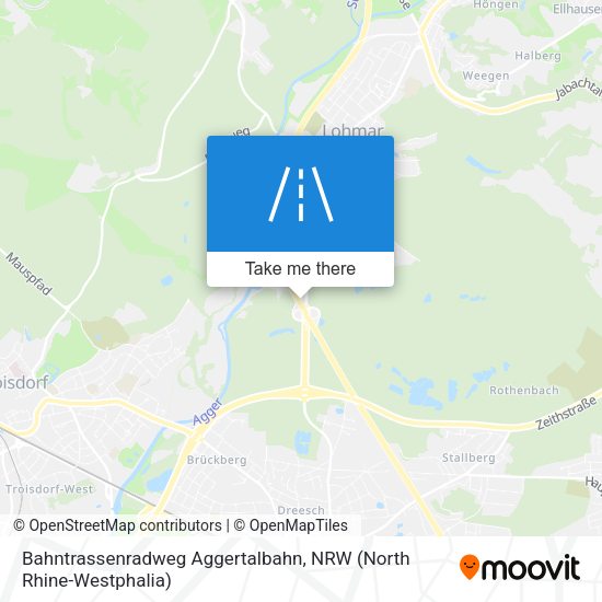 Bahntrassenradweg Aggertalbahn map