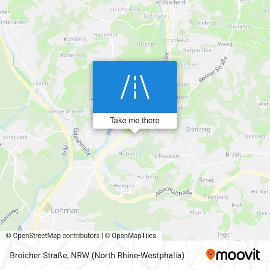 Broicher Straße map