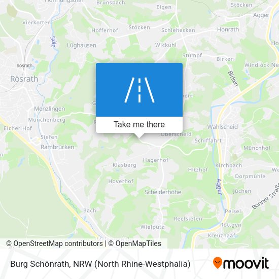 Burg Schönrath map
