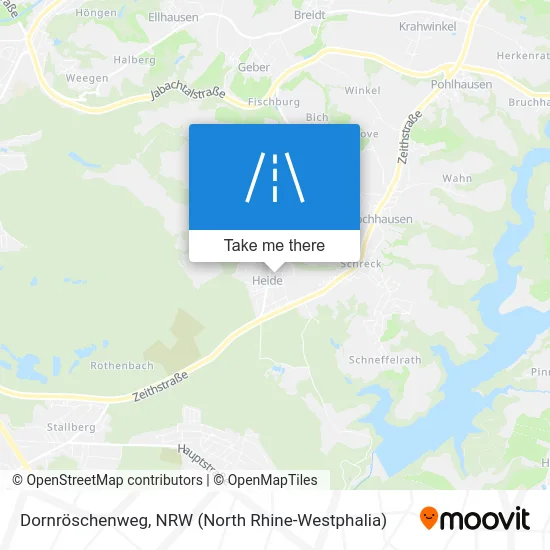 Карта Dornröschenweg