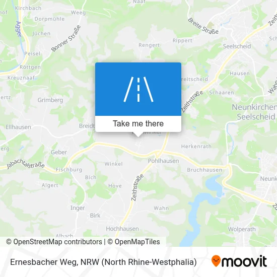 Ernesbacher Weg map