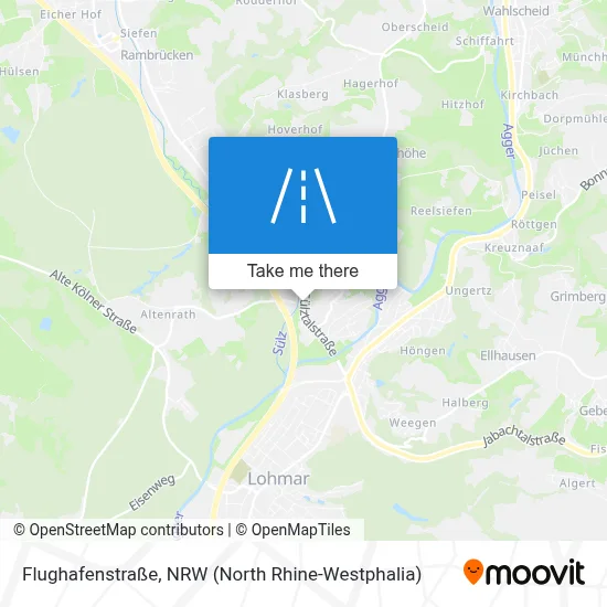 Flughafenstraße map