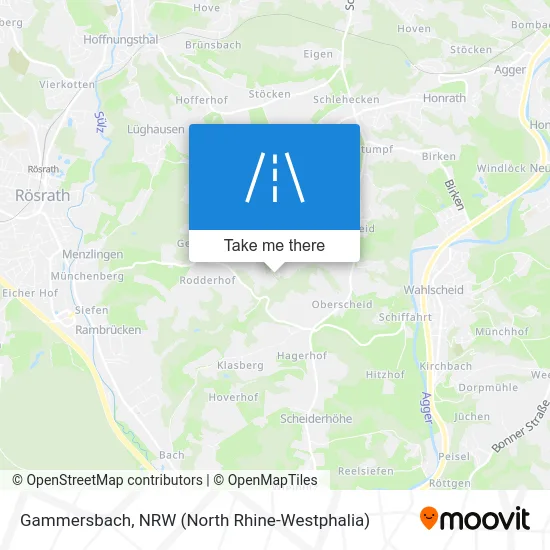 Карта Gammersbach