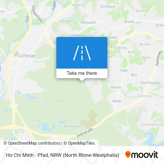 Ho Chi Minh - Pfad map