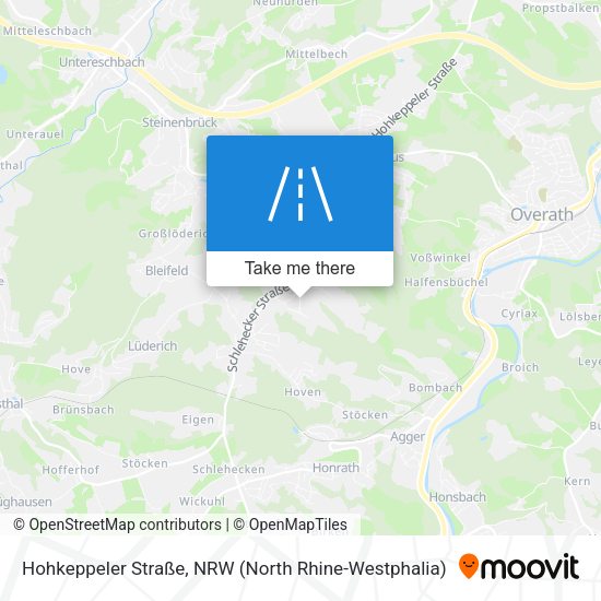 Hohkeppeler Straße map