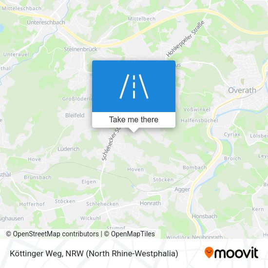 Köttinger Weg map
