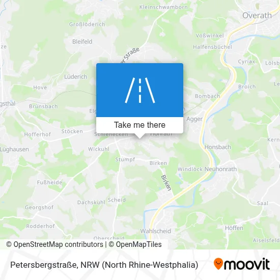 Petersbergstraße map