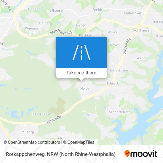 Карта Rotkäppchenweg