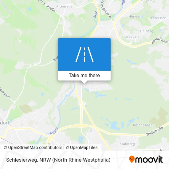 Schlesierweg map