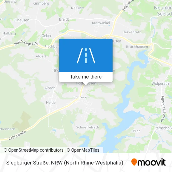 Siegburger Straße map