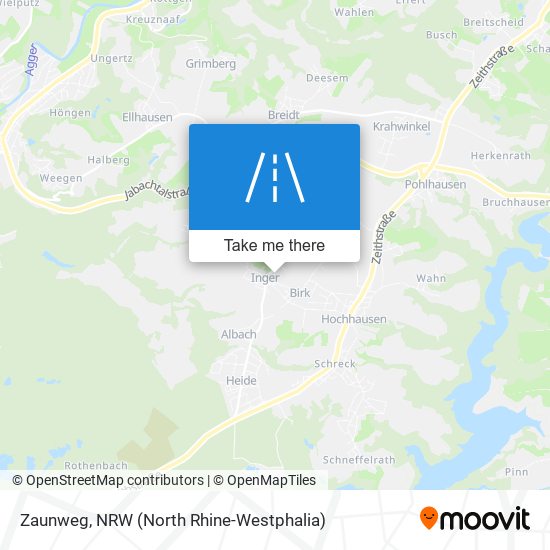 Zaunweg map