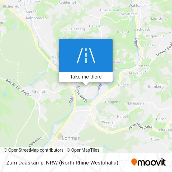 Карта Zum Daaskamp
