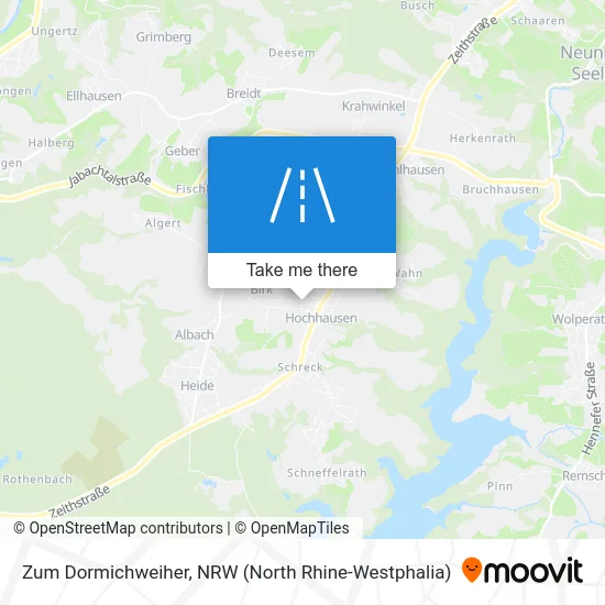 Карта Zum Dormichweiher