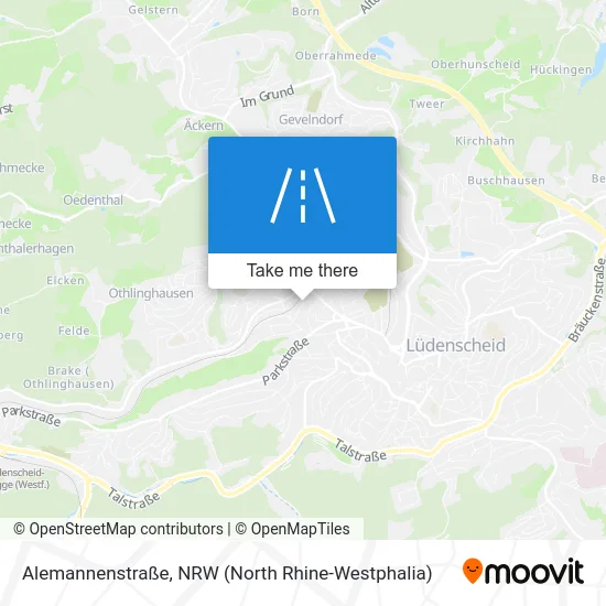 Alemannenstraße map