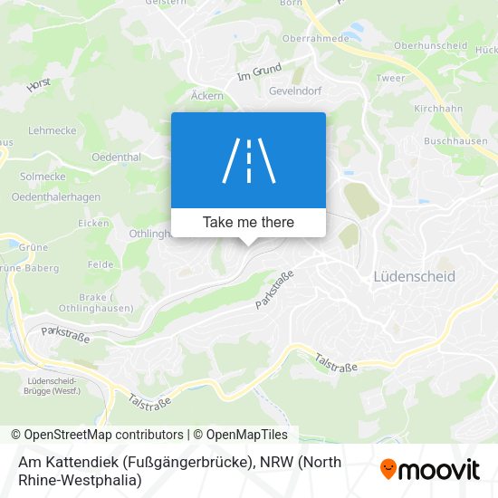 Am Kattendiek (Fußgängerbrücke) map