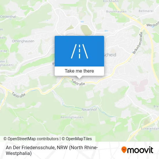 An Der Friedensschule map