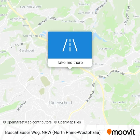 Карта Buschhauser Weg