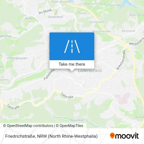 Friedrichstraße map
