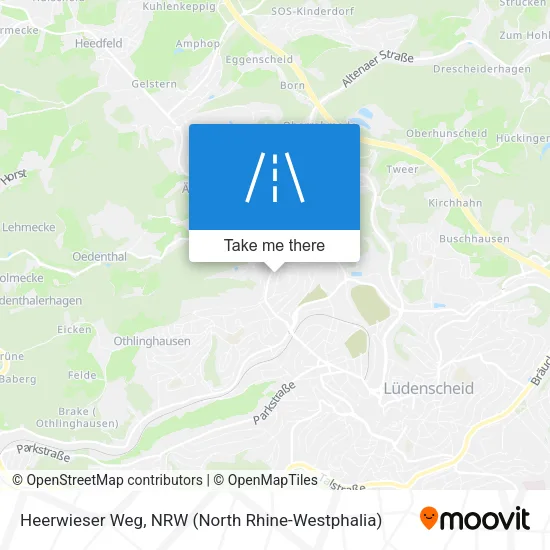 Карта Heerwieser Weg