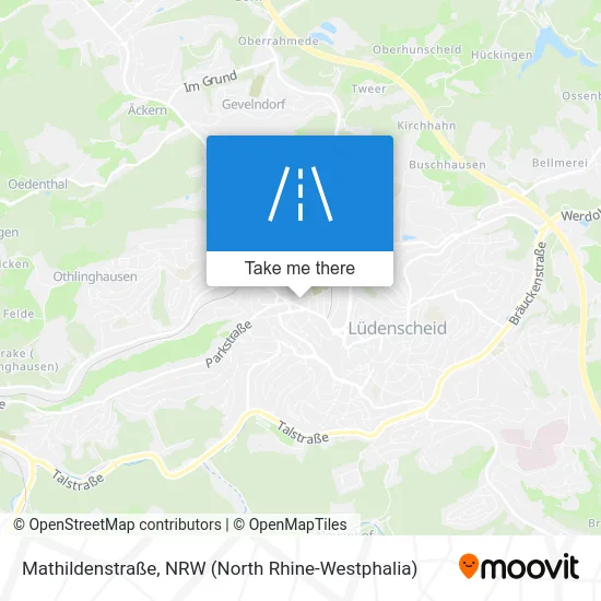 Карта Mathildenstraße